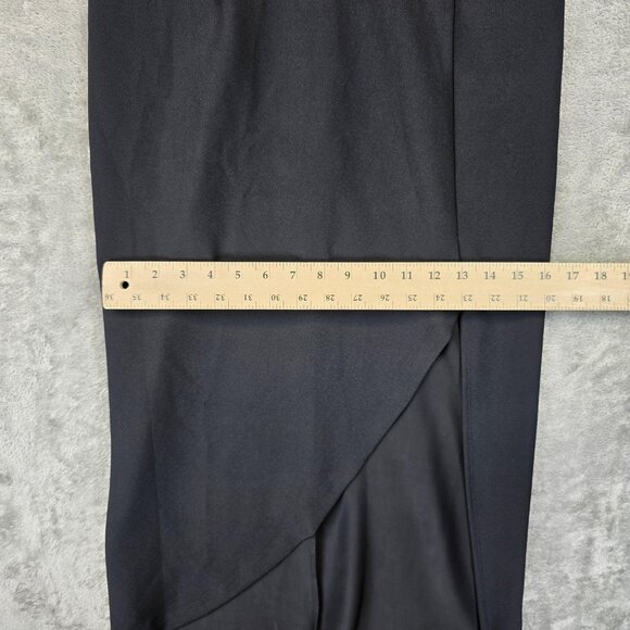 Abercrombie & Fitch Dress Womens Medium Black Maxi Make It Official Formal Gown - Picture 5 of 11